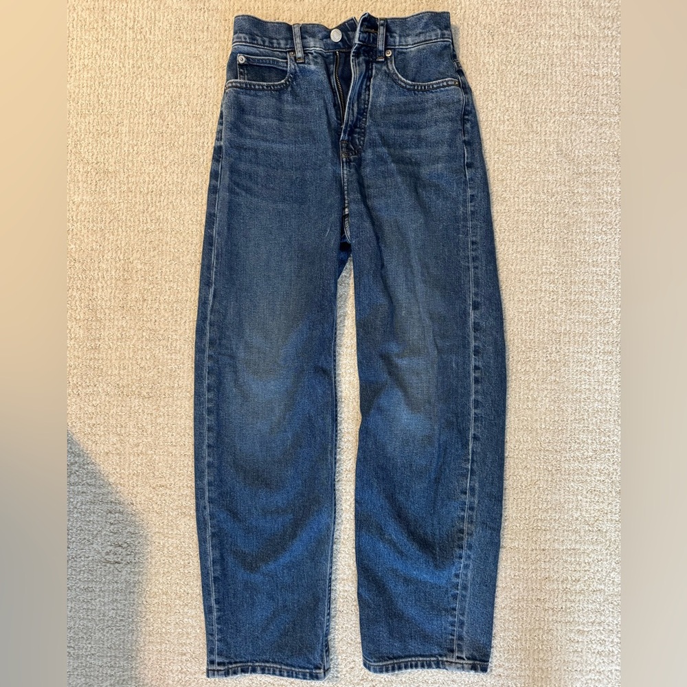 Everlane High Rise Dark Blue Jeans